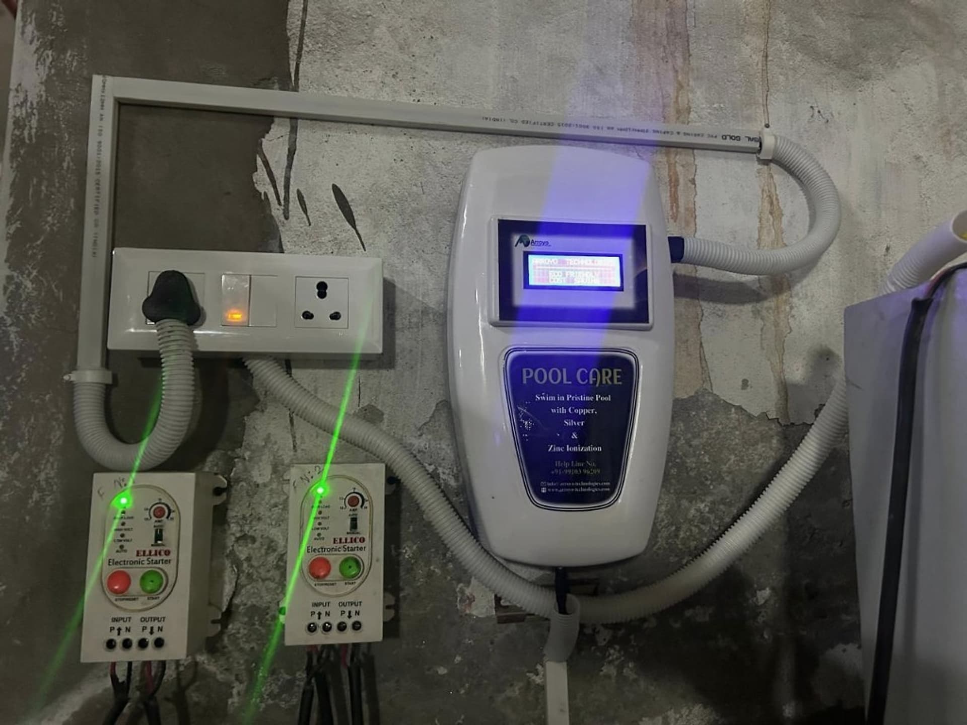 Installed water treatment control and equipment environment